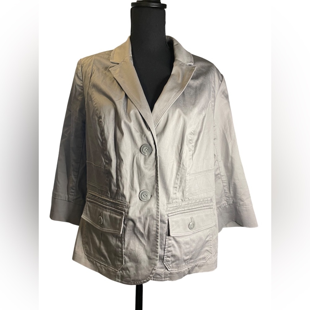 Women's Lane Bryant Gray/purple Blazer